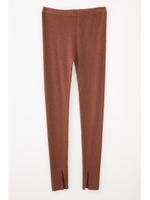 リブニットレギンス/BRN