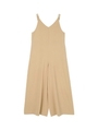 リボンキャミサロペット/ベージュ