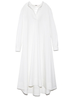 レースアップロングワンピース/OWHT