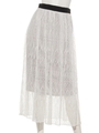 レース重ねスカート/OFF WHITE