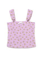 花柄BABYタンクトップ/パープル