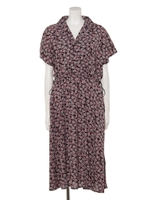 開襟ウエストドロストＯＰ/黒