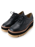 厚底オックスフォードシューズ/ブラック(019)