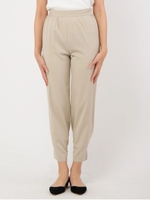 裾ベルトパンツ/ベージュ