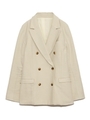 先染めダブルジャケット/OWHT