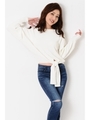 前結びMヤーンK TOP/WHITE