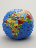 地球儀ビーチボール30ｃｍ/カラー無し