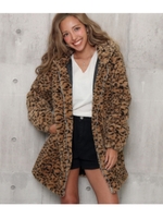 中綿レオパードフーディージャ/ベージュ(005)