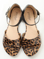 【glifeed】レオパード配色フラットサンダル