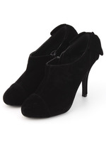 【PURE SOEUR】バックリボン切り替えパンプス