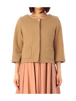 ジャケット風ポンチカーディガン