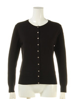 スモールビジュー釦カーディガン