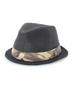 ペーパーカモフラ帽子