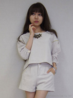 エンボスフラワーショートパンツ