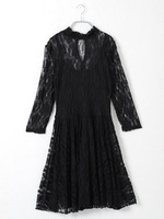 レースハイネックOP