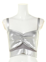 箔プリントビスチェ