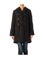 フード付きダウンコート