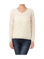 カシミヤVネックニット