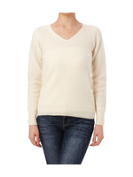 カシミヤVネックニット