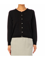 ビジューボタン ニットカーディガン