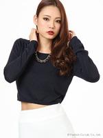 【緊急再値下げ!!!なくなり次第終了!!!!】ショートニットTOPS
