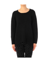 バックタック チュニックニットワンピース