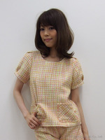 ミックスツイードトップス