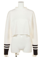 ラインスリーブトップス