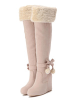 【LIZ LISA】フェイクファーニーハイブーツ