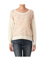 MIXカラー切り替えニット