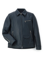 ゴートレザー ブルゾン