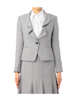 ラメドビーフリル調ジャケット