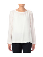 ローン×レースブラウス