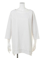 7分袖ラグランスリットコクーンOP