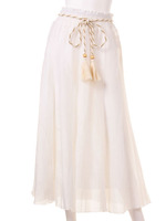 【Planet blue world】シルクコットンクリンクルマキシスカート