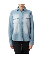 ダンガリーデニムシャツ