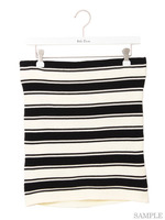 ボーダーニットスカート