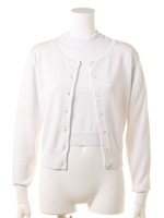 2ピースレイヤーカーデ＆TOPセット