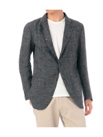 Violet Buffalo Wallows リネングレンチェックジャケット