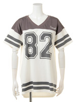 【atmos】V-NeckFootballTEE