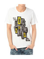 フロッキープリントTシャツ
