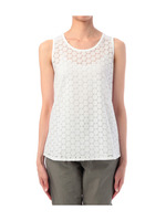 サークルレース切り替えノースリーブプルオーバー