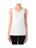 ビジュー付きクロスストラップタンクトップ