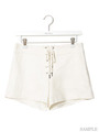 フロント編み上げショートパンツ