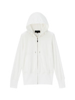 [L]リブ使いジップアップパーカ