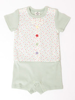 フェイクシャツのBOYSロンパース