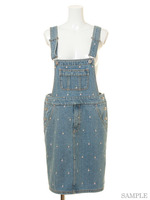 LITTLE STRAWBERRY SALOPETTE SKIRT