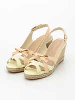 【chum chum】リボンクロスデザインサンダル