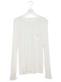 クルーネック長袖Tシャツ