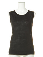 14Gボーダー×レースノースリプルオーバー